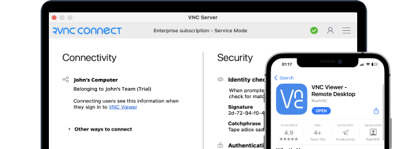 RealVNC Connect插图5