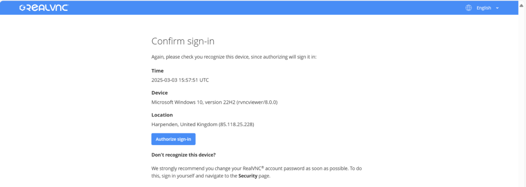 安装 RealVNC Connect v8 应用程序插图13 安装 RealVNC Connect v8 应用程序插图13