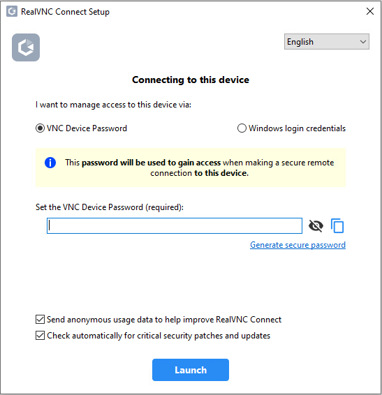 安装 RealVNC Connect v8 应用程序插图4 安装 RealVNC Connect v8 应用程序插图4