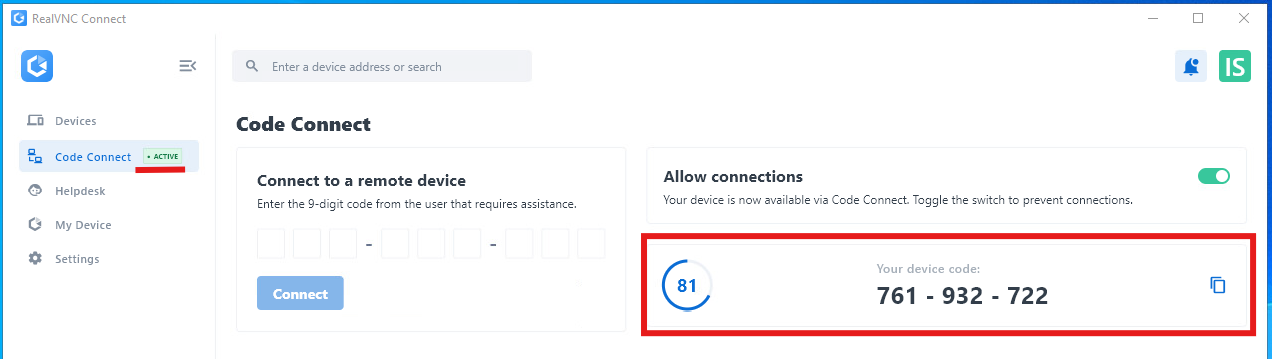 使用 Code Connect 和 RealVNC Connect v8(测试版)共享屏幕插图3 使用 Code Connect 和 RealVNC Connect v8(测试版)共享屏幕插图3